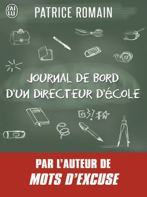 cover image of Journal de bord d'un directeur d'école